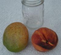 mango and peach makes the best jam