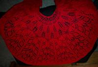 Marguerite’s shawl, finished