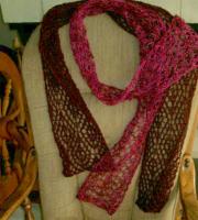 two Thanksgiving day scarves