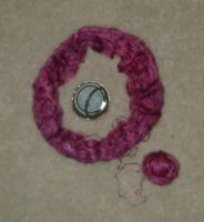 Cherry Tree Orenberg yarn in Raspberry Sorbet