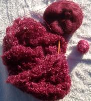 Orenberg handspun and Kid Seta