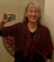 Mix of Julia and Michelle shawls from Wrapped in Comfort