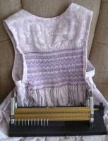 Smocked jumper and pleater