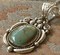 Green Valley pendant by Frances Begay