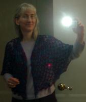7/2 silk Michelle shawl, not yet blocked