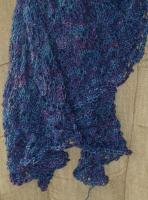 Mother of the Groom shawl, Camelspin in UV