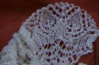 Constance\'s shawl in cashmere and silk, two strands fine laceweight together