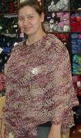 Nathania in her Concert shawl