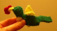 hummingbird Peruvian fingerpuppet