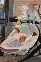 Parker in his swing the first time