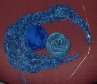 Whales Road Malabrigo and neon-bright cashmere